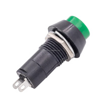 Interrupteur à bouton-poussoir rond autobloquant 12MM 2PIN PBS-11A en plastique avec type de montage rond pour machine de jeu d'arcade