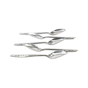 Cuillère d'alimentation pour poussins en acier inoxydable, outils d'alimentation pour perroquets, calopsittes, oiseaux bébés, mangeoires pour animaux de compagnie de forme arrondie - Product Image 3