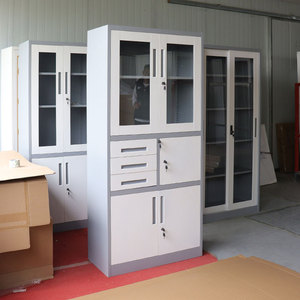 Công suất lớn nhân viên văn phòng nhân viên lưu trữ đồ nội thất 3 ngăn kéo an toàn hộp kim loại thép Tủ hồ sơ với an toàn Vault trên đầu trang - Product Image 2