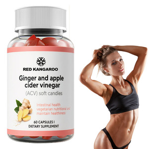 Caramelos Blandos de Jengibre y Vinagre de Sidra de Manzana OEM, Salud Intestinal, Promueven <span class=keywords><strong>la</strong></span> Digestión y Mantienen <span class=keywords><strong>la</strong></span> Salud, Suplementos - Product Image 1