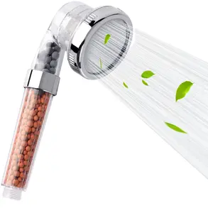 Güçlü akış iyonik duş başlığı 3 yollu modları filtre iyon duş başlığı duş su akış regülatörü - Product Image 1