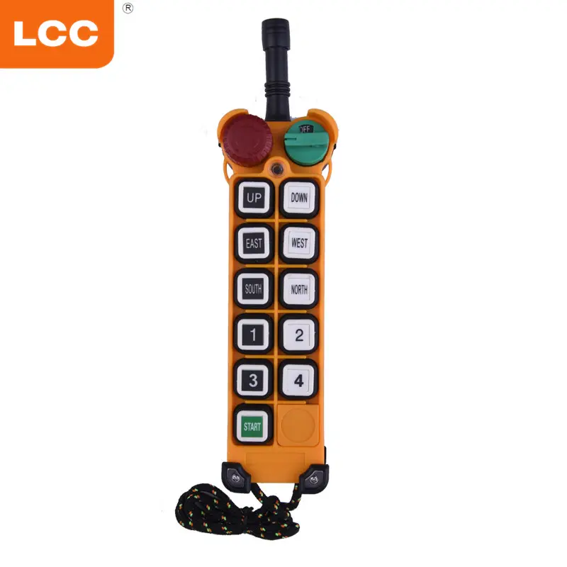 F24-10D radio Nirkabel crane industri remote control sistem angkat hidrolik