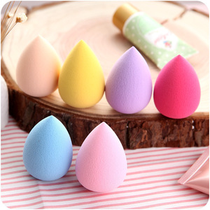 Esponja de maquillaje hidrofílica en forma de calabaza, esponja para base de maquillaje tipo cojín, esponja de maquillaje sin látex con forma de gota de agua, brocha de maquillaje - Product Image 1