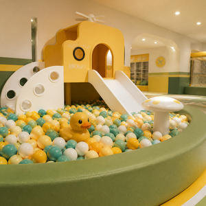 Château de conte de fées pour enfants, aire de jeux intérieure, équipement de jeu souple certifié CE CPC, piscine à balles, toboggan, structure d'escalade pour garderie et école - Product Image 3