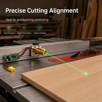 Module laser vert ZhonNa 532nm 35mW avec boîtier en cuivre, source lumineuse à diode pour positionnement et visée, accessoires d'alignement industriel