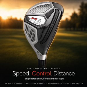 <span class=keywords><strong>Club</strong></span> <span class=keywords><strong>de</strong></span> <span class=keywords><strong>golf</strong></span> hybride Rescue style M6 pour homme, tête en acier inoxydable, manche en bois, fer <span class=keywords><strong>de</strong></span> remplacement 3 4 5 6, facile à frapper, bois <span class=keywords><strong>de</strong></span> fairway - Product Image 1