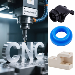 Tùy chỉnh kim loại nhựa <span class=keywords><strong>CNC</strong></span> các bộ phận công ABS PEEK POM Nylon nhôm thép không gỉ linh kiện chính xác sản xuất - Product Image 1