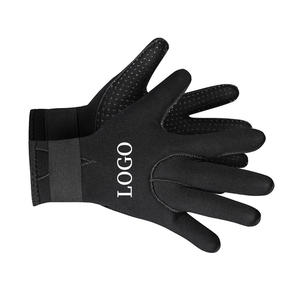 Gants de plongée en néoprène 3 mm OEM ODM avec paume antidérapante à points pour la plongée sous-marine et la plongée avec tuba, fabrication de marque - Product Image 4