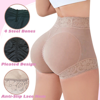 Venta al por mayor Pantalones Cortos Colombianos Fajase Butt Lifter BBL Vaina Control de Barriga Moldeador Colombiano Cintura Delgada Cadera con 4 Huesos de Acero