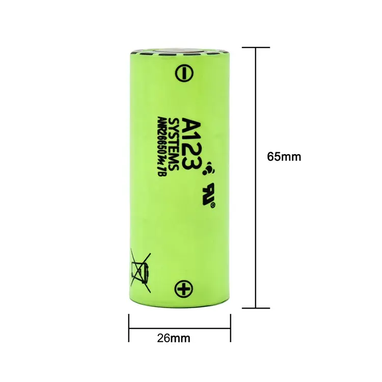 Cellule de batterie A123 ANR26650M1A à décharge élevée super puissante 26650 3.2V LiFePO4