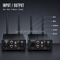 Kit émetteur-récepteur audio sans fil AU680A, transmission stéréo XLR RCA à faible latence, un émetteur vers plusieurs récepteurs, portée 100m, pour location de scène/spectacles