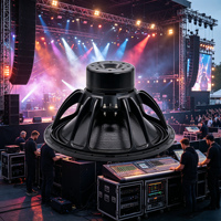 Haut-parleur de graves 18 pouces 3400W en néodyme, système audio professionnel, unité de haut-parleur PA, réponse en fréquence 32-1500Hz, 8 ohms, aluminium
