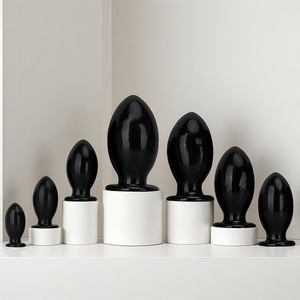 Plug anal Rugby multi-tailles surdimensionné pour hommes et femmes, extenseur anal pour masturbation, doux et respectueux de la peau, accessoires sexuels, modèle 012 - Product Image 1