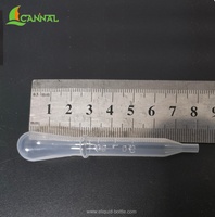 Pipette jetable en plastique PE Ecannal de 1,5 ml pour le transfert de liquides, les laboratoires scientifiques, l'art DIY, la peinture à l'aérographe, le vermifuge pour animaux de compagnie
