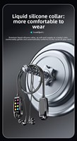 Headset Nirkabel Leher dengan Chipset JL, Peredam Kebisingan ENC, Tahan Air IPX4 V5.4, Waktu Putar 20 Jam, Kontrol Tombol