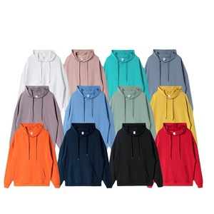 Sweat-shirts à capuche pour femmes, couleur unie, coupe ample, épaules tombantes, respirants, pour usage quotidien, sans doublure, imprimés et teints - Product Image 5