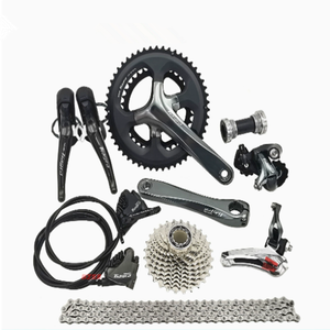 Grupo SHIMANO 4720 de 2x10 velocidades, juego de bielas 4700, desviador delantero y trasero, cassette <span class=keywords><strong>HG500</strong></span>, cadena, pedalier RS501, palanca de cambios - Product Image 1