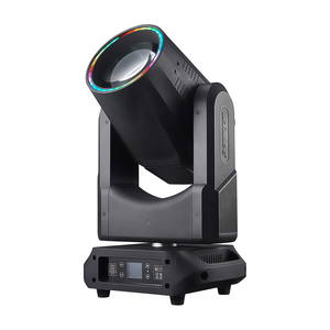 Faro <span class=keywords><strong>mobile</strong></span> professionale <span class=keywords><strong>a</strong></span> <span class=keywords><strong>LED</strong></span> da 380W con grado di protezione IP33, 13 matrici di colori e controllo DMX512 per illuminazione di palcoscenici, discoteche e feste - Product Image 3