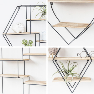 Muestra Gratuita <span class=keywords><strong>de</strong></span> Librería Metálica Simple para Colgar <span class=keywords><strong>en</strong></span> la <span class=keywords><strong>Pared</strong></span>, Estilo Nórdico para Sala <span class=keywords><strong>de</strong></span> Estar - Product Image 2