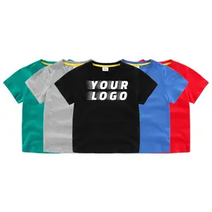 SYDZ High quality can be customized to any desired logo100% cotton suitable for children to wear a very comfortable T shirt