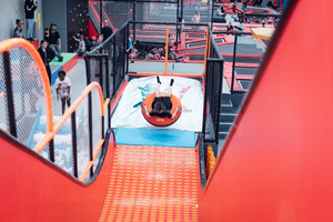 Parque <span class=keywords><strong>de</strong></span> Trampolines Interior, Circuito <span class=keywords><strong>de</strong></span> Obstáculos Ninja Warrior para Niños, <span class=keywords><strong>Parkour</strong></span> Eléctrico - Product Image 4