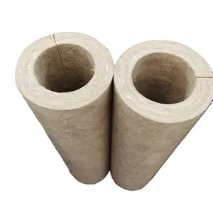 Tira de losa de tablero de lana de roca de estilo de diseño Industrial para paredes divisorias de construcción aislamiento térmico con reducción de ruido y sonido