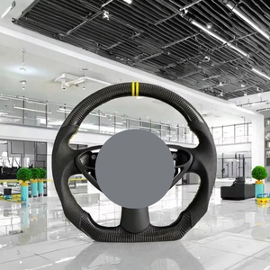 Volante de Fibra de Carbono y Cuero Perforado Compatible con Infiniti Q50/Q50L/Q60/Q30/QX30/G35/G37/FX35/QX70/M37/QX80/EX/JX/ESQ - Product Image 3