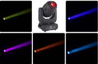 Projecteur à faisceau mobile professionnel 250W Sharpy Beam Prisms RGBW DMX512 DJ Disco Scène 3 en 1 LED