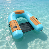 Chaise longue flottante pour piscine, canapé gonflable adapté pour la relaxation flottante dans la piscine