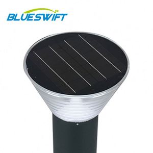 BLUESWIFT impermeable Ip65 al aire libre el atardecer al amanecer 5 vatios todo en uno Led luz Solar del jardín - Product Image 3