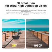 Écran de voyage ultra-fin 13,5 pouces, moniteur portable extensible 2256x1504P, double Type-C HDMI pour ordinateur portable, téléphone, PS5, Xbox, Switch