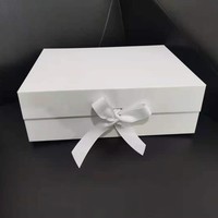 Petite boîte cadeau personnalisée avec logo pour les petites entreprises, boîte à fermeture magnétique pour vêtements et grands cadeaux, boîte cadeau de luxe