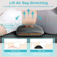 Coussin de massage lombaire USB chauffant et vibrant pour le soutien de la taille, à brancher, pour la maison et le bureau (vente en gros)