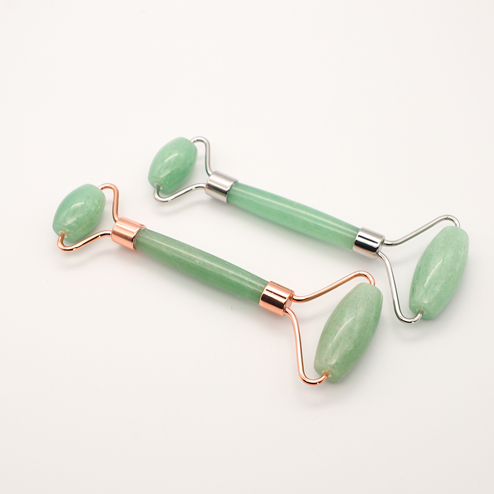 green jade roller for face massage