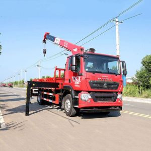 Vente directe d'usine - Grue montée sur camion Sinotruk 4*2 de 8 tonnes à flèche droite à 5 sections - Product Image 6