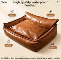 Neues Design Ganzjahres-Universal-Haustierbett, Abnehmbares Waschbares Wasserdichtes Leder-Sommer-Hundebett