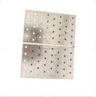 Plaque de fixation en acier galvanisé de qualité structurelle, anti-corrosion, moderne, à clous multiples, robuste, pour la construction de murs et de toitures