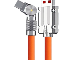 Kabel Data USB Type-C dengan Pelindung Anyaman 120W Pengisian Cepat Konduktor Tembaga Murni untuk Kamera & Earphone
