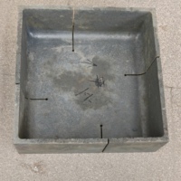 Plaque en carbure de silicium (SiC) LUYU, température de fonctionnement maximale 1800°C, creuset/saguettes, composant de four réfractaire