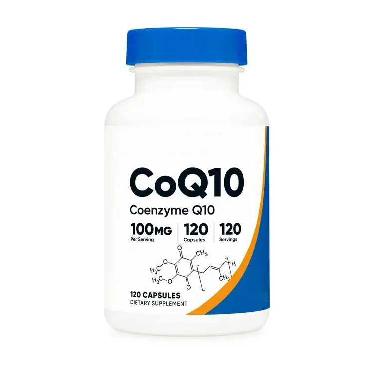 Fonte di vendita diretta in fabbrica OEM CoQ10 supplemento coenzima Q10 100mg capsule ubichinolo in polvere capsule Coq10