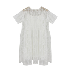 Nouvelle Robe de Mariage Formelle pour Filles, Style Princesse Moderne, Dentelle Nigériane, pour l'Été - Product Image 1
