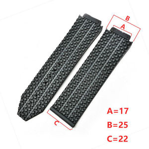 Mode en gros appliquer à pour HublotTPU bracelet pneu grain bracelet de montre - Product Image 2