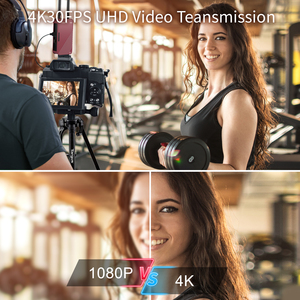 4K <b>Wireless</b> HD-MI Video Transmitter and Receiver with Loop Out 1300FT 0.06s Delay from DSLR,Laptop,Setop Box to TV/<b>Projector</b> - Product Image 5