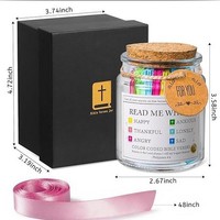 Meilleures ventes : Bocal à vœux en verre sur le thème de la Bible et du Coran, bouteille à message pour l'expression des émotions, décoration de bureau avec coffret cadeau