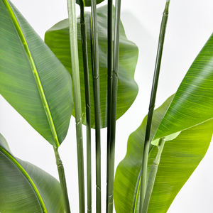 Albero di Banano Artificiale Realistico 180cm, Pianta Bonsai Finta di Banano del Viaggiatore per Decorazione Interna Casa e Ufficio - Product Image 4