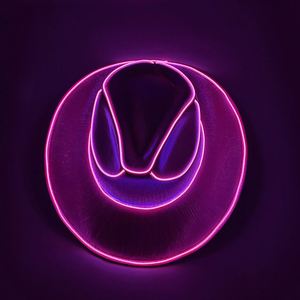 Sombrero <span class=keywords><strong>de</strong></span> Vaquero con Luces LED <span class=keywords><strong>de</strong></span> Colores para Adultos, Sombrero <span class=keywords><strong>de</strong></span> <span class=keywords><strong>Vaquera</strong></span> para Halloween, Navidad, Fiestas, EDC, Cosplay, Disfraces - Product Image 5