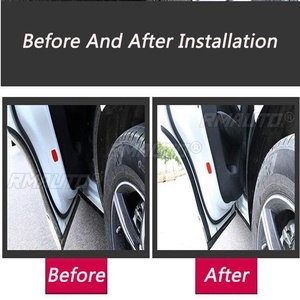 2 Piezas Guardabarros Traseros para Volvo XC60 2018-2021, Protectores Contra Salpicaduras de Rueda Trasera - Product Image 4