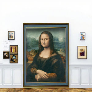 Reproduction classique de la Mona <span class=keywords><strong>Lisa</strong></span> de Léonard de Vinci, impression sur toile écologique, art décoratif mural - Product Image 2