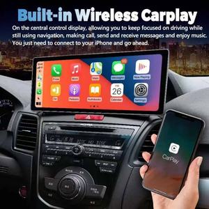 Pantalla QLED Inalámbrica Carplay de 12.3 Pulgadas, Android 15, Estéreo HU, GPS, Navegador, Bluetooth, Reproductor Multimedia de Video para Radio de Auto Acura RDX - Product Image 2