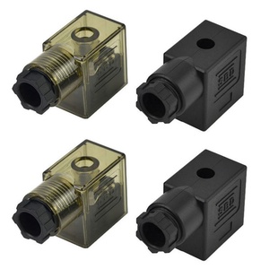 Conector de Bobina Solenoide DIN43650A DIN43650B DIN43650C MPM, Enchufe 2P+E 3P+E IP65 AC/DC con Indicador LED Rojo/Blanco - Product Image 6